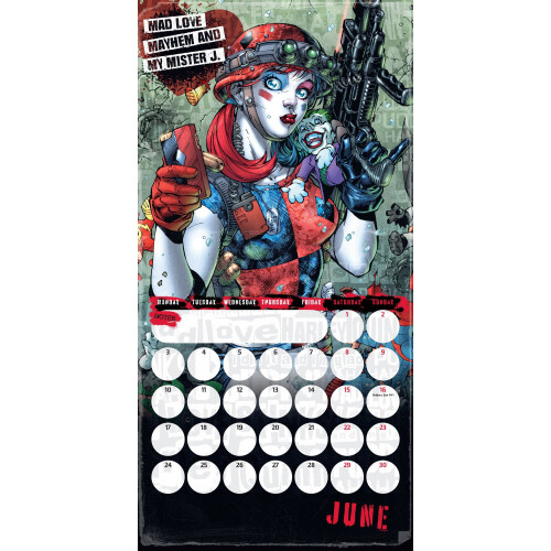 HARLEY QUINN 2024 SQUARE CALENDAR on OnBuy