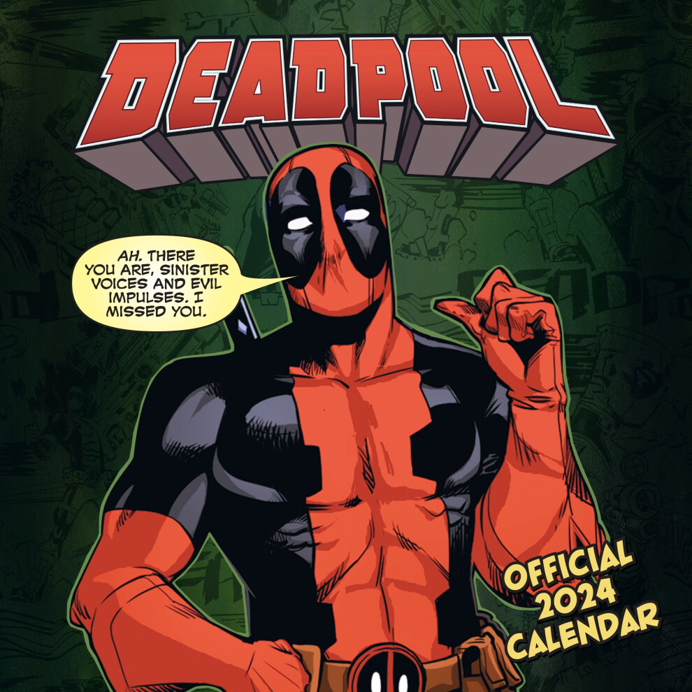 DEADPOOL (MARVEL) 2024 SQUARE CALENDAR