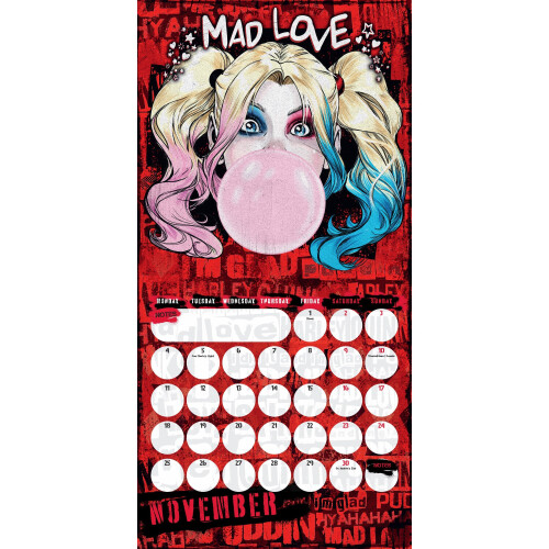 HARLEY QUINN 2024 SQUARE CALENDAR 1
