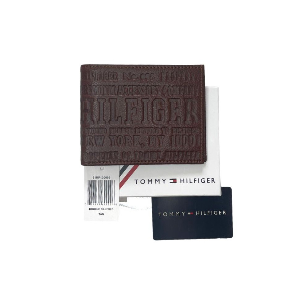 (Tan) Tommy Hilfiger Double Bifold 31HP130006 Wallet