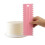 (Pink) 4pcs/set cream scraper Smoother Pastry Icing Combs Spatulas DIY 3