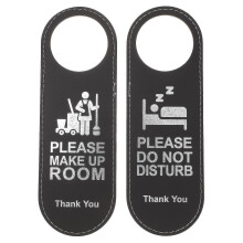 2pcs Make Up Room Door Sign Do Not Disturb Door Sign Door Hanging Sign For Hotel