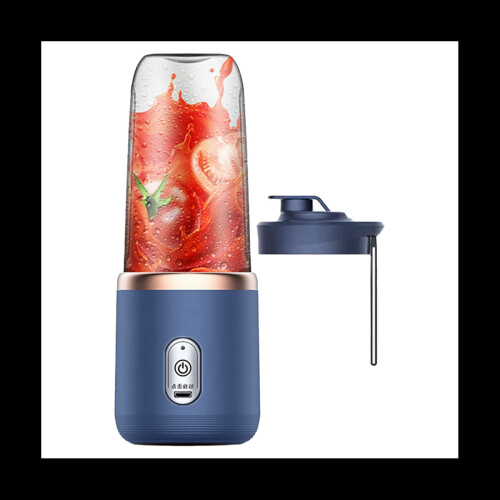 6 Blades Portable Blender Fruit Blender Automatic USB Smoothie Blender Ice Crush Cup Mini Electric Blender
