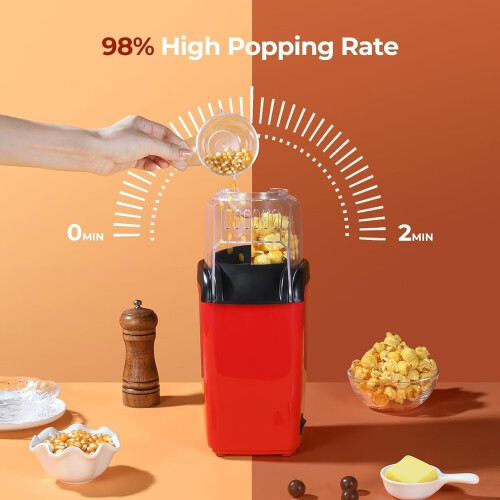 Popcorn Maker, Hot Air Popcorn Machine, Electric Popcorn Maker Machine 1