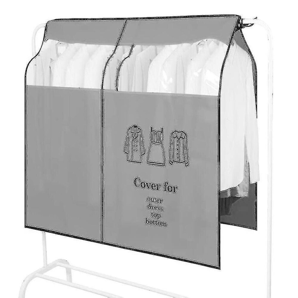 Sl Dustproof Clothes Rack Cover Expandable Hanging Closet Cover Shoulder