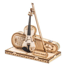 Kit de construção Robotime Violin TG604K Madeira 14,5 x 7,5 x 15 cm