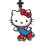 Hello Kitty Hello Kitty Hello Kitty Soft Touch PVC Keychain 1