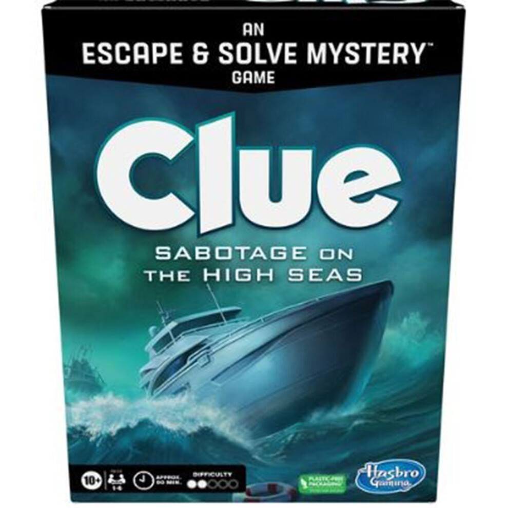 Photos - Board Game Hasbro Cluedo Escape: Sabotage on High Seas