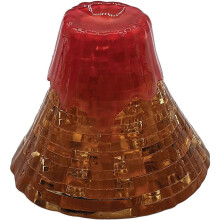 3D Crystal Puzzle Volcano - Create a Stunning Miniature Volcano Masterpiece