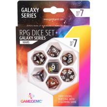Gamegenic Galaxy Series RPG Dice Set 7pcs (Mars)