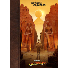 CMON Broken Compass Età D'Oro - Regolamento Stagione 1 | Gioco di Ruolo Ispirato ai Film d'Avventura | RPG Divertente per Tutti | 14+ | 2-5 Giocatori