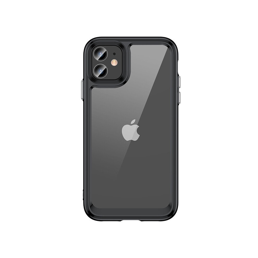 Case for iPhone 11Pro Max solid black acrylic transparent space No143708