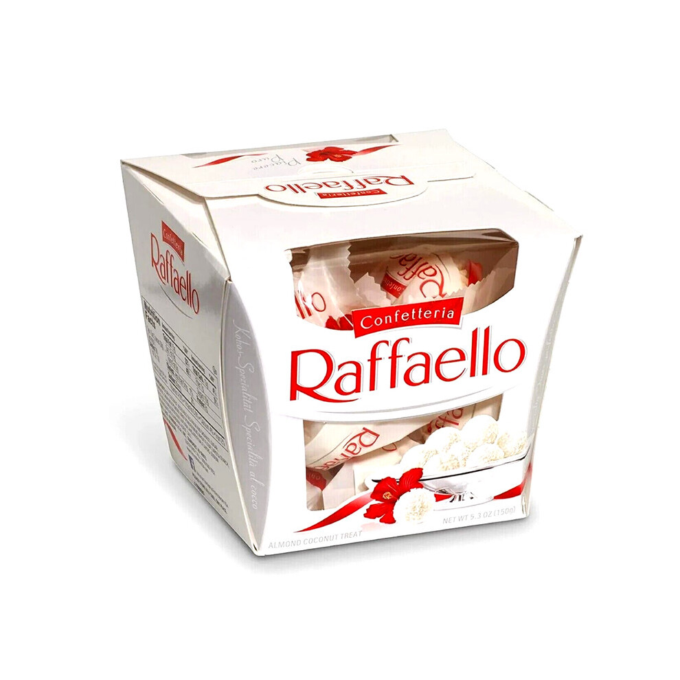 FERRERO RAFFAELLO Crispy & Creamy Almond Coconut Candy Pralines 150g 5.3oz