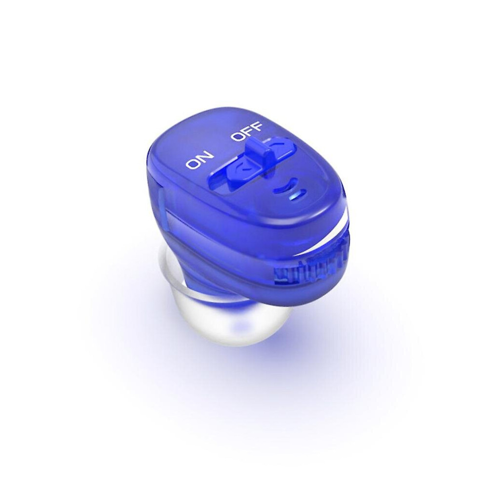 (Blue) Hearing Aids For Seniors Adults Comfortable Hearing Amplifier,mini Invisible Hearing Aids