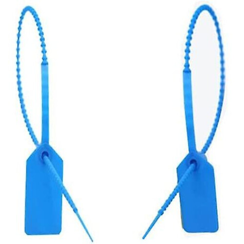 100 Plastic Tamper Seals, Zip Ties For Fire Extinguishers Pull Tite Security Tags Disposable Self-locking Tie 250mm/1in Length 1