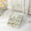 Living And Home PU Leather 3-Tier Jewellery Box Organizer with Drawers 1
