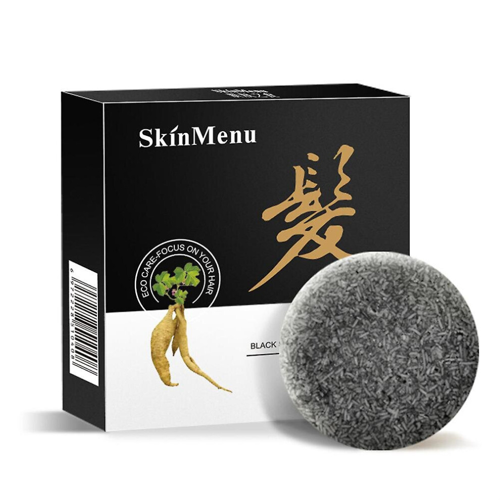 3Pcs Polygonum Hair Darkening Shampoo Bar Hair Cleaning Shampoo Soap Solid Shampoo Natural Hair Strengthen Nourish Hair Root Gray/White