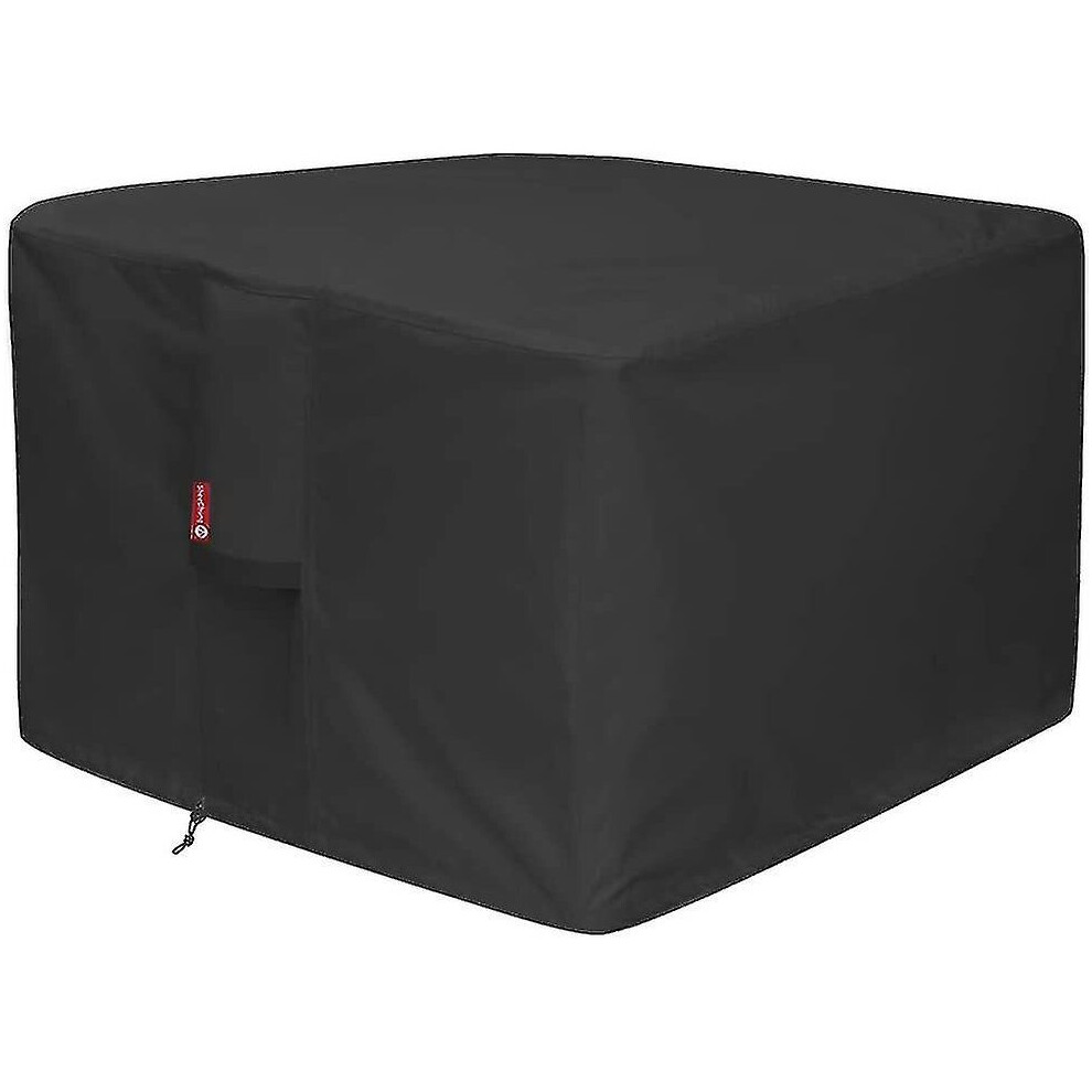 Gas Fire Pit Cover Square - Premium Patio Outdoor Cover Heavy Duty Fabric