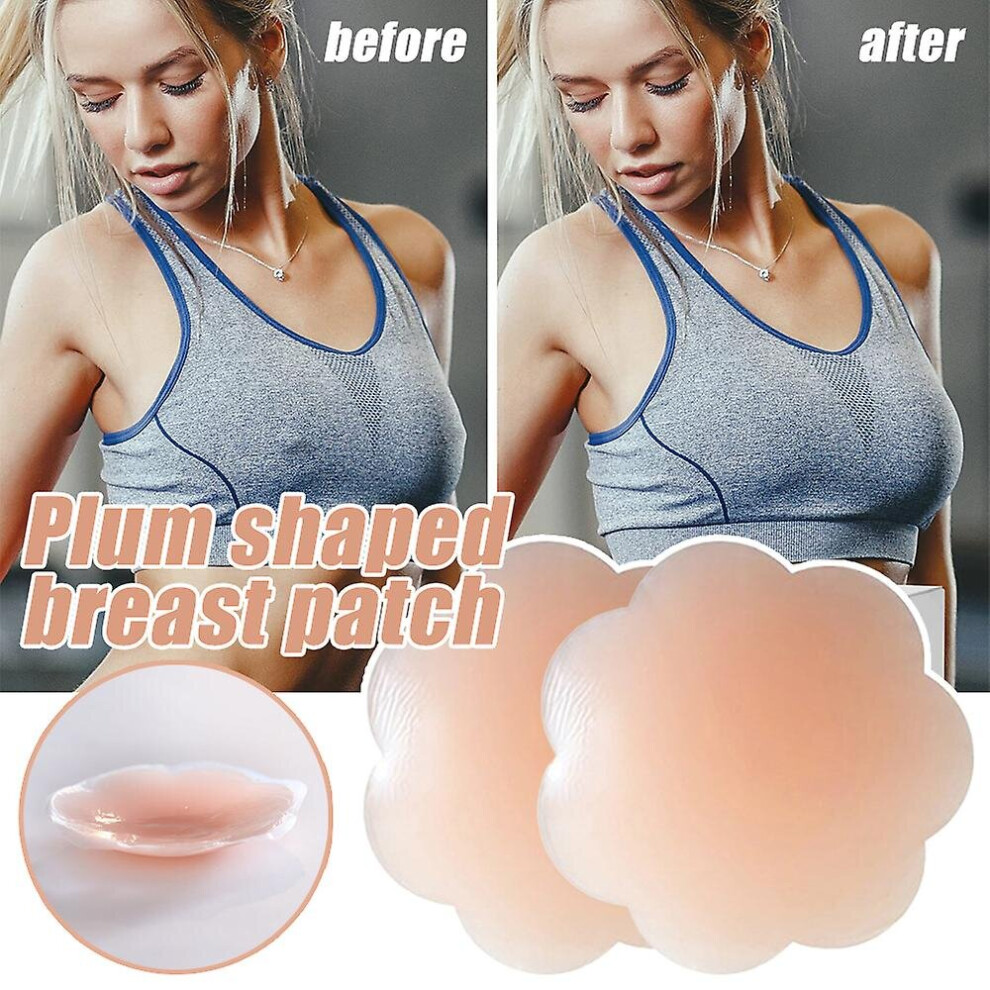 4 Pairs Reusable Portable Nipple Covers Self Adhesive Silicone Nipple Pasties Covers Nipple Petal Shape Not,Specified
