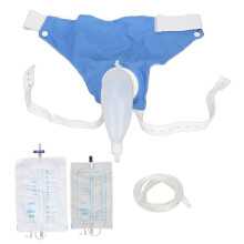 Wearable Urine Bag With Pee Catheter Duct 1000ml 2000ml For Men Elderly Urinary Incontinence Bedridden Patients