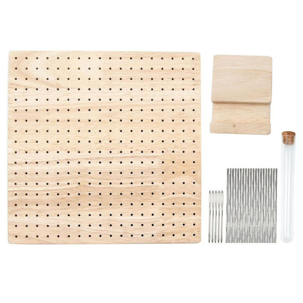 Yougang Boutique Wooden Crochet Blocking Board Knitting Blocking Mat With Rod Pins For Knitting Crochet
