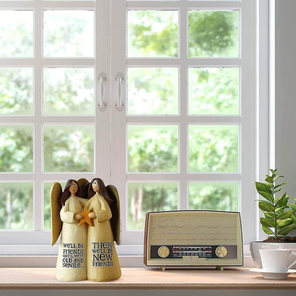 (A) Willow Tree Figurines, Sculpted Hand-painted Friendship Gifts For Friends Sister