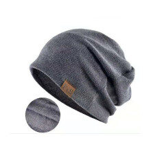 (dark gray) Unisex Warm Knitted Fleece Beanies Hat