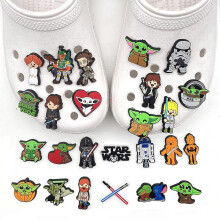 25pcs Star Wars Theme Shoe Charm For Diy Clog Sandals Decoration Shoes Accessories Party Favor Gifts