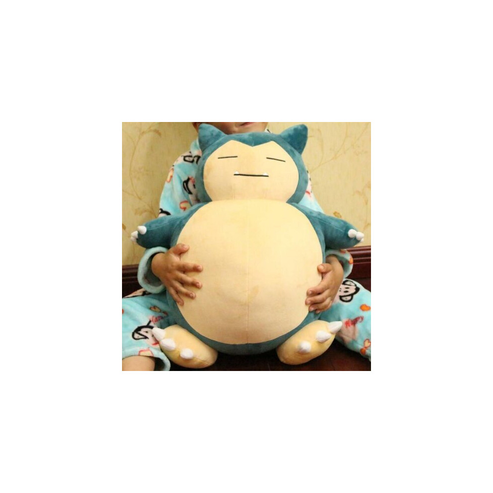 Bonxaif (50Cm/20") 20" Jumbo Pokemon Snorlax Plush 20" Pillow Cushion Plush Doll Toy