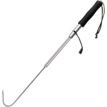 New Three-section, Telescopic Fish Gaff With Stainless Sea Fishing Spear Hook Tackle, Aluminum Alloy Pole