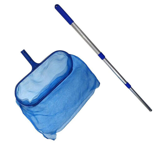 Swimming Pool Accessories Skimmer Net With Adjustable Telescopic Pole Deep Bag Net Water Surface De 1