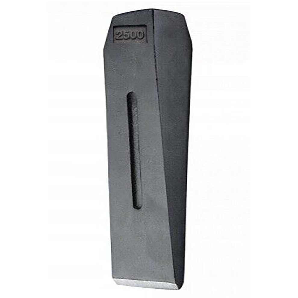 Spares2go Log Splitting Wedge Chisel Wood Fire Timber Splitter Maul Spike (2.5Kg / 6Lb, 10")
