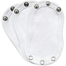 3pcs Baby Clothes Extender Baby Vest Bodysuit Extender Extension For Romper Robe Fart Package Bodysuit Extension Climbing Extension Baby Vest