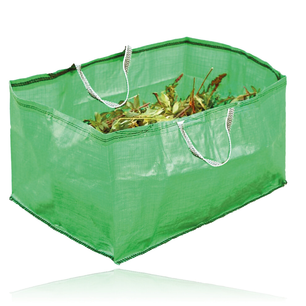 SPARES2GO Garden Waste Bag Heavy Duty Large Strong Sack Grass Leaves Cuttings 270L