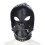 Black Fetish BDSM Zip Bondage Mask 1