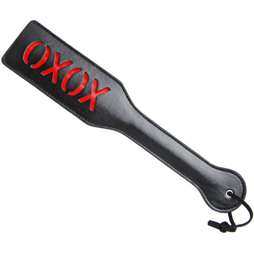 Imprint BDSM Paddle with Reverse Text (XOXO)