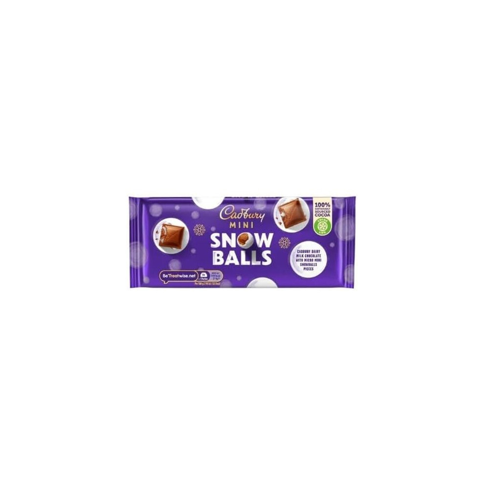 (Pack Of 15) Cadbury Mini Snowballs Tablet 110g