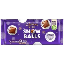 (Pack Of 20) Cadbury Mini Snowballs Tablet 110g