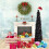 Tinsel Christmas Tree 5ft Collapsible Black Tinsel Tree Snowflake 2