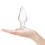 Glacier Glass Slim Butt Plug 1