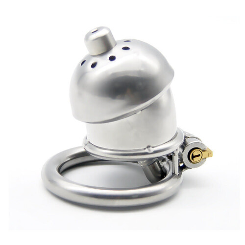 Stainless Saltshaker Chastity Cage (Large) 2