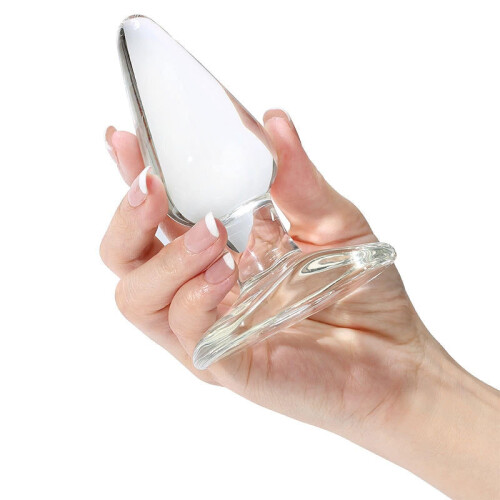 Glacier Glass Slim Butt Plug 1