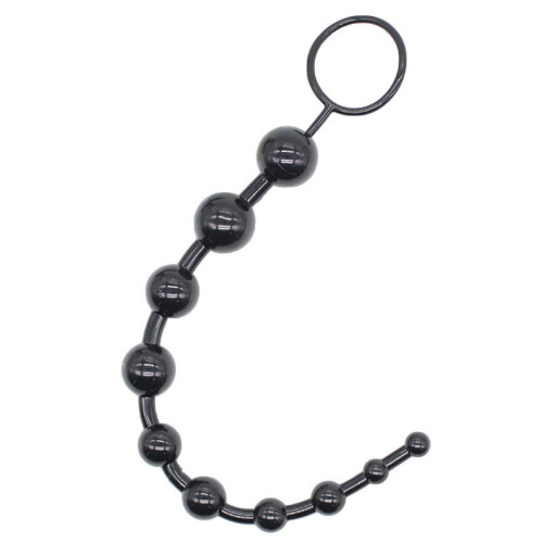 Black Wigglepop Anal Beads