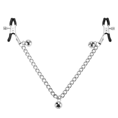 'Jingle Bells' Nipple Clamps and Chain Connector 1