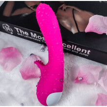 Frisky Pink Silicone Vibrator