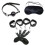 'Bound to Please' Black Under Mattress Restraint with Ball Gag 1