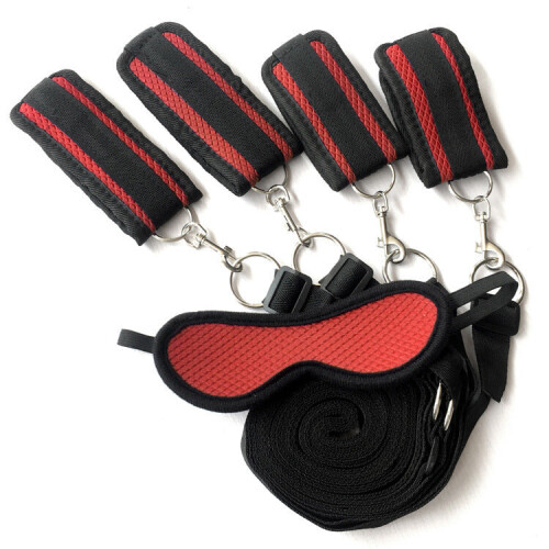 Red Underbed Restraint Kit with Eyemask