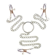 Nipple and Clit Clamps (White)