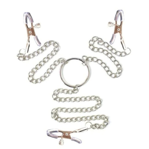 Nipple and Clit Clamps (White)