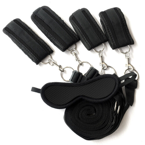 Black Underbed Restraint Kit with Eyemask
